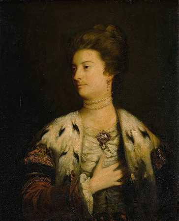 威廉姆斯·韦恩夫人肖像`Portrait Of Lady Williams Wynn by Sir Joshua Reynolds