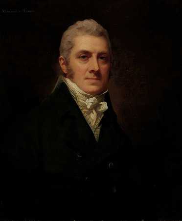 亚历山大·蒙罗爵士肖像`Portrait of Sir Alexander Munro by Sir Henry Raeburn