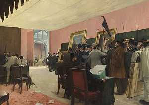 绘画陪审团的会议`
A Session of the Painting Jury by Henri Gervex