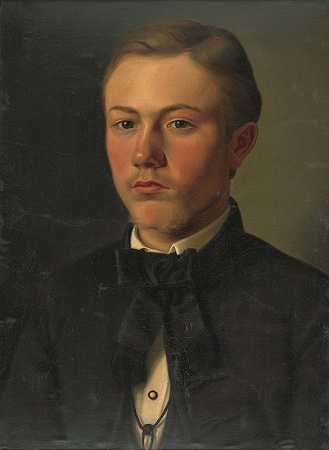 Gejz Bencúr肖像`Portrait of Gejz Bencúr (1859) by Gyula Benczúr