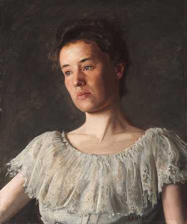 爱丽丝·库尔茨小姐`Miss Alice Kurtz (1903) by Thomas Eakins