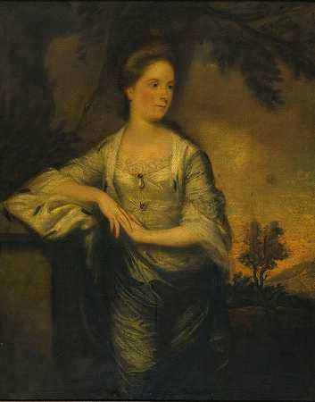 玛丽·克罗斯比夫人肖像`Portrait Of Lady Mary Crosbie by Sir Joshua Reynolds