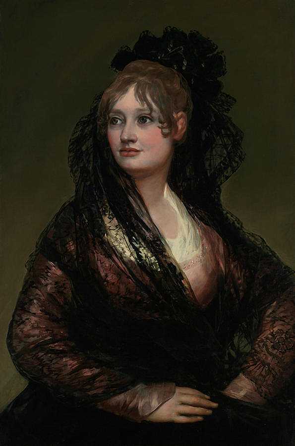 伊莎贝尔·德·波塞尔肖像`Portrait of Isabel de Porcel