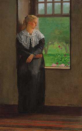幻想`Reverie (1872) by Winslow Homer