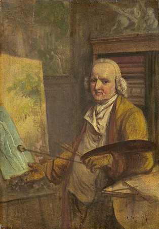 自画像`Self~Portrait (c. 1800 ~ c. 1819) by Jurriaan Andriessen