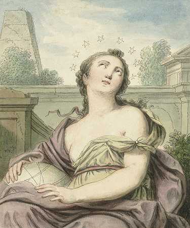 天文`De Sterrenkunde (1745) by Louis Fabritius Dubourg