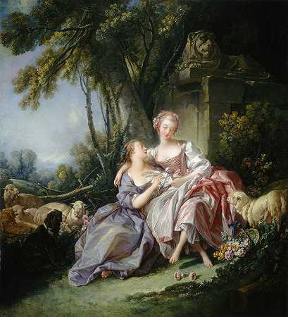 情书`The Love Letter (1750) by François Boucher