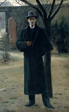 米格尔·乌特里洛肖像`Portrait Of Miguel Utrillo