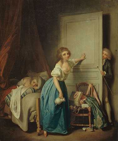 我是密码`LIndiscret (1795) by Louis Léopold Boilly