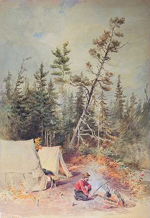 倾斜的松树营地`Camp Of The Leaning Pine