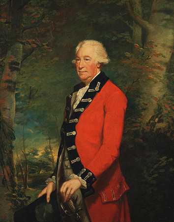 英国不列颠哥伦比亚省拉尔夫·米尔班克爵士穿着约克郡民兵的制服`Sir Ralph Milbanke, Bt., In The Uniform Of The Yorkshire Militia