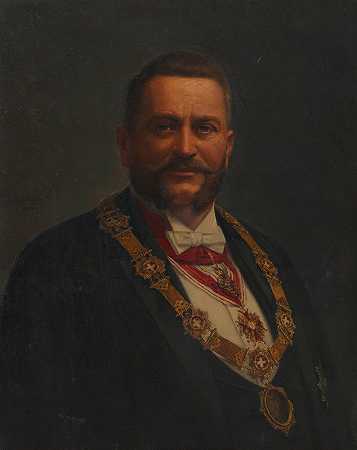 约瑟夫·斯特罗巴赫（第一副市长）`Josef Strobach (1. Vizebürgermeister) (1903) by Adolf Mayerhofer