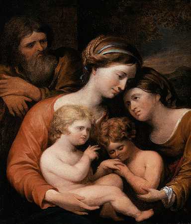 神圣的家庭`Holy Family (1826) by John Trumbull