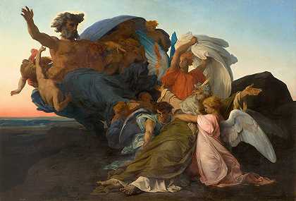 摩西之死`The Death of Moses (1850) by Alexandre Cabanel
