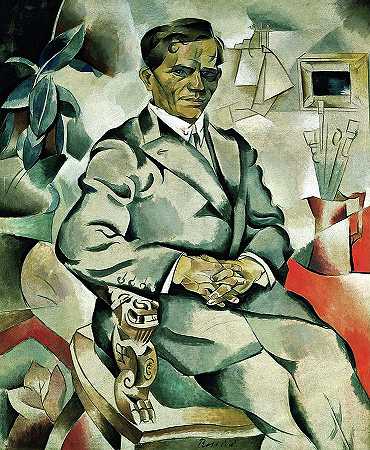 艺术家伊万·科列斯尼科夫的肖像`Portrait Of The Artist Ivan Kolesnikov