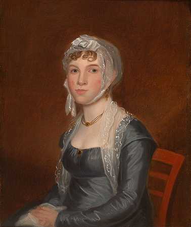 瑞秋·巴塞洛缪·戴维斯`Rachel Bartholomew Davis (ca. 1815) by James Alexander Simpson