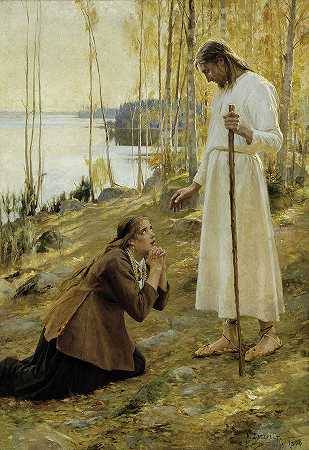基督和玛丽·抹大拉，芬兰传奇`Christ And Mary Magdalene, A Finnish Legend