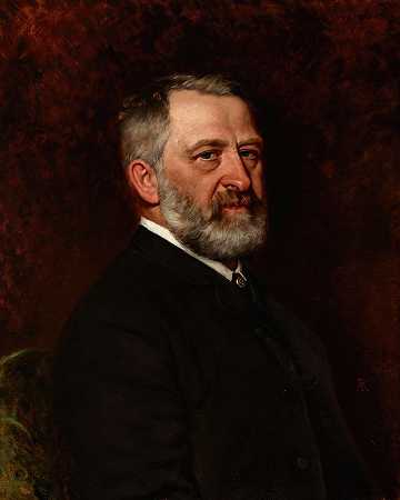 WładysławŁuszczkiewicz肖像`Portrait of Władysław Łuszczkiewicz (1887) by Alfred Izydor Romer