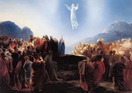 扬升`The Ascension (C. 1828~1830) by Domingos Sequeira