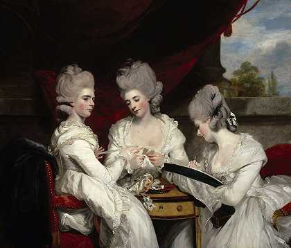 沃尔德格拉夫夫人`The Ladies Waldegrave (1780) by Sir Joshua Reynolds