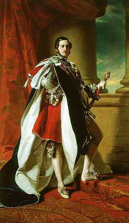 阿尔伯特王子肖像`Portrait Of Prince Albert