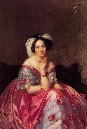 罗斯柴尔德男爵肖像`Portrait Of Baronne De Rothschild