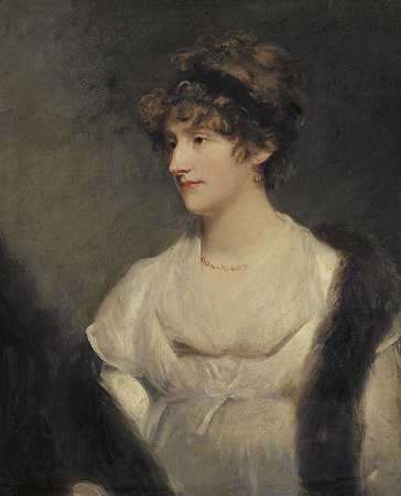 简·弗雷尔的肖像，奥德夫人`Portrait Of Jane Frere, Lady Orde by John Hoppner