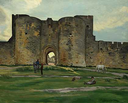 艾格·莫特斯女王之门`Porte De La Reine At Aigues – Mortes