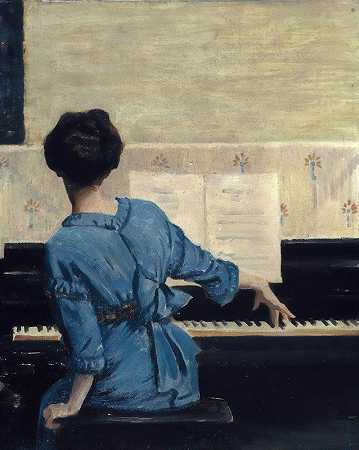 基调`The Keynote (1915) by William Merritt Chase