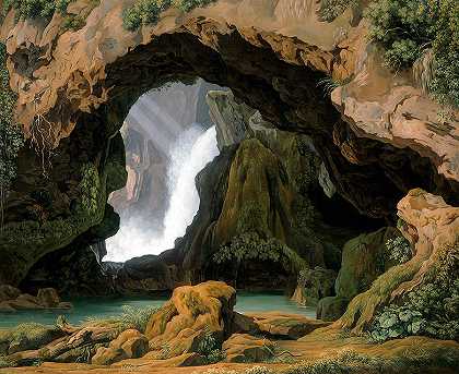 蒂沃利的海王星洞穴`The Grotto Of Neptune In Tivoli
