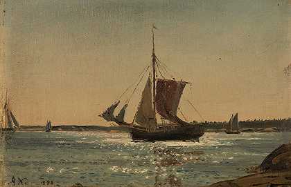 来自鲸鱼`Fra Hvaler (1898) by Amaldus Nielsen