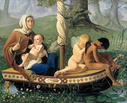 婴儿期，从系列中，人类的四个年龄`Infancy,from The Series, The Four Ages Of Man
