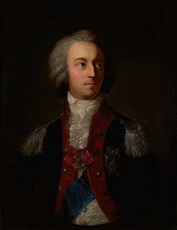 亚当·卡齐米尔兹·查托里斯基王子（1734-1823）作为军校学员团团长的肖像`Portrait of Prince Adam Kazimierz Czartoryski (1734–1823) as the Commandant of the Corps of Cadets by Josef Grassi