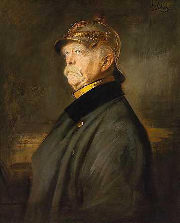 1870年奥托·冯·俾斯麦肖像`Portrait Of Otto Von Bismarck 1870