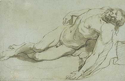 死去的基督`The Dead Christ (18th century) by Charles Le Brun