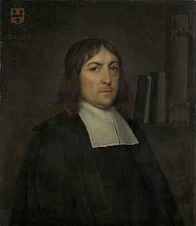 巴伦德·哈沃特肖像（1652-1735）`Portrait of Barend Hakvoort (1652~1735) (1686) by Hendrick Ten Oever