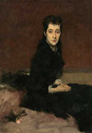 查尔斯·吉福德·戴尔夫人（玛丽·安东尼）`Mrs. Charles Gifford Dyer (Mary Anthony) (1880) by John Singer Sargent