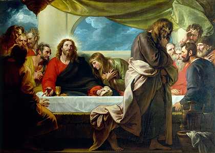 最后的晚餐`The Last Supper (1786) by Benjamin West