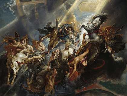 法厄同的坠落`The Fall of Phaeton (C. 1604~1605) by Peter Paul Rubens