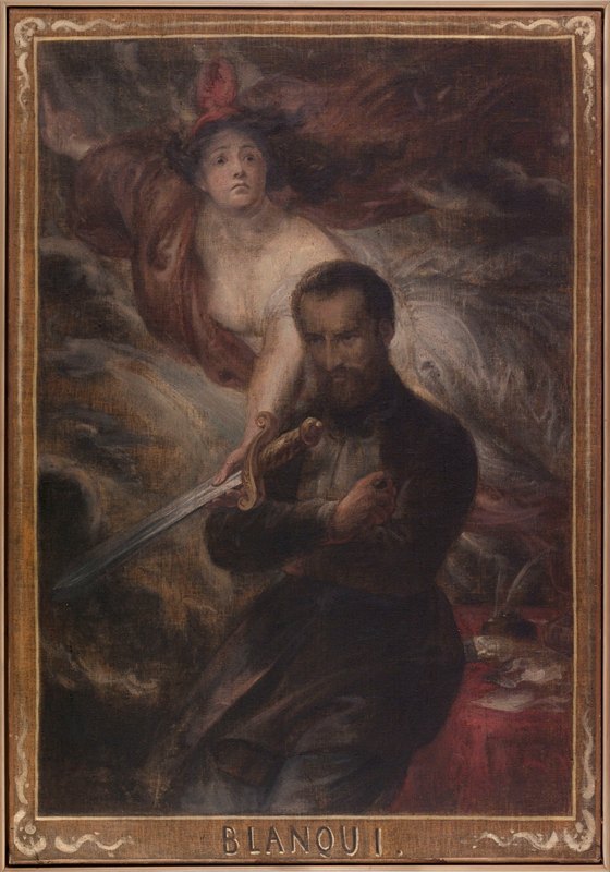 奥古斯特·布兰基`Auguste Blanqui (1848 ~ 1865) by Antoine Joseph Wiertz