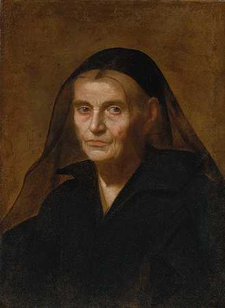 遗孀画像`Portrait of a widow by Simone Cantarini
