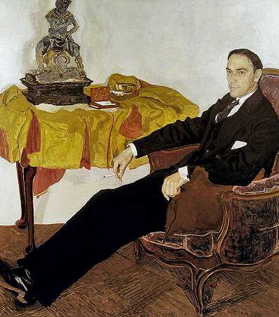 米哈伊尔·伊万诺维奇·特列斯特延科肖像`Portrait Of Mikhail Ivanovich Terestjenko
