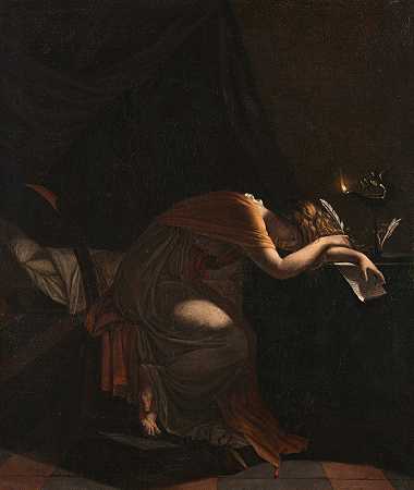 Sophonisba之死`The Death of Sophonisba (c. 1810) by Pierre Guérin