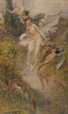 品味`Le goût (1906) by Lionel Royer