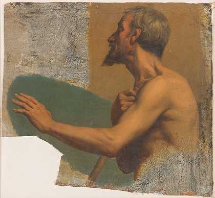 盲人伸出左臂`Homme aveugle tendant le bras gauche (1836) by Alphonse-Henri Perin