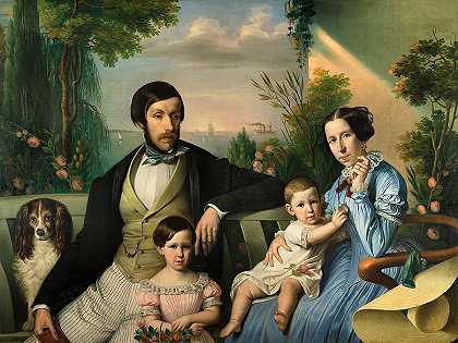 皮埃特罗·斯坦尼斯劳·帕里西及其家人`Pietro Stanislao Parisi With Family