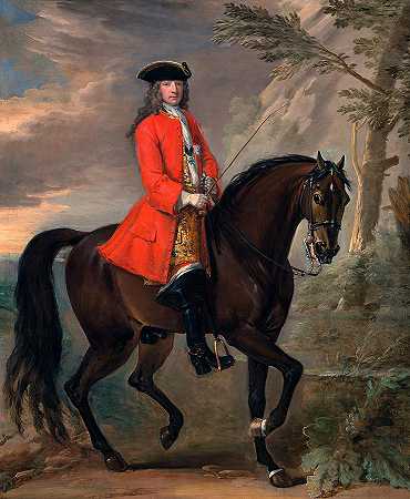 骑马人的肖像`Portrait Of A Man On Horseback