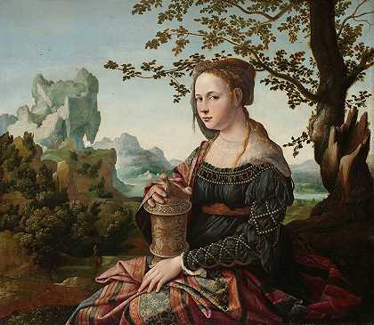 玛丽抹大拉`Mary Magdalene (c. 1530) by Jan van Scorel