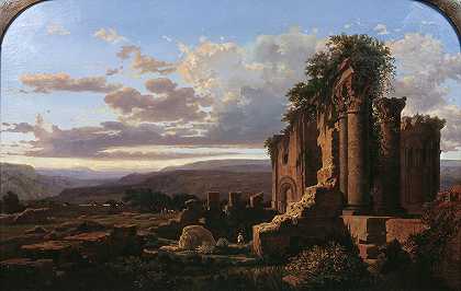 废墟`Ruins (1865) by Lluís Rigalt