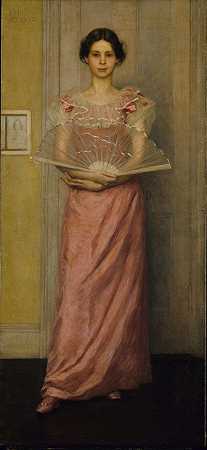 路易丝·豪兰·金（肯扬·考克斯夫人）`Louise Howland King (Mrs. Kenyon Cox) (1892) by Kenyon Cox